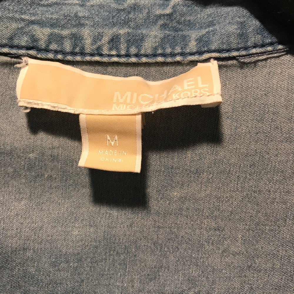 Michael Kors Chambray Button Up - image 5